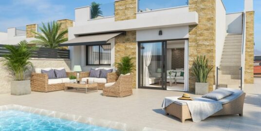 New One Level 3 Bed, 2 Bath Detached Villas with Private Pools in Doña Pepa
