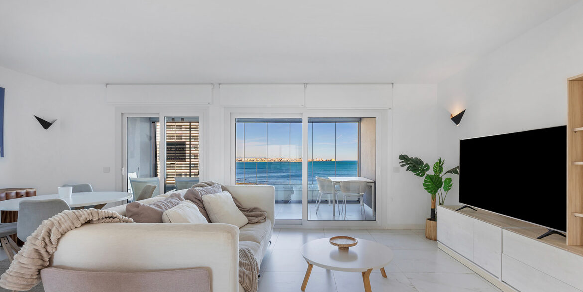 Posidonia y panorama mar