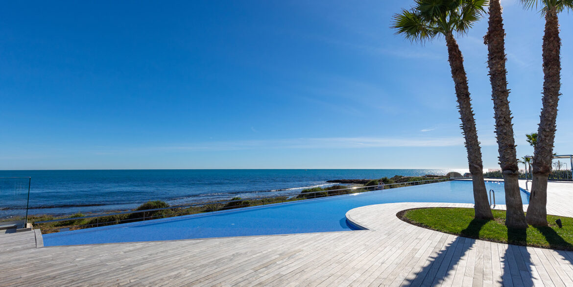 Posidonia y panorama mar
